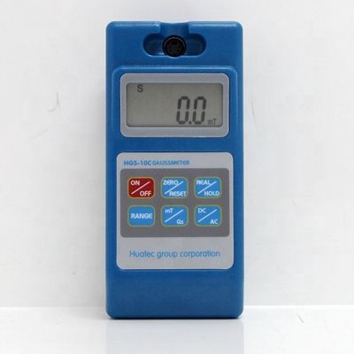 Medidor à mão azul eletrônico popular do gauss de HGS-10C Digitas