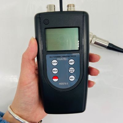 Medidor de vibração Hg-6378 Handheld portátil e leve de dois canais