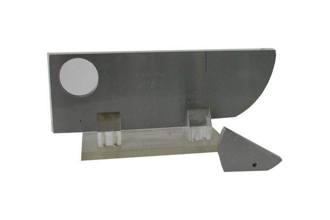 A calibração ultrassônica de IIW V1 obstrui o equipamento ultrassônico de aço de 1018 304 4340 ndt