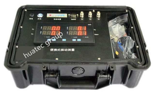 Medidor de vibração do canal HGS923 4, monitoração de vibração & sistema de gravação para a monitoração contínua
