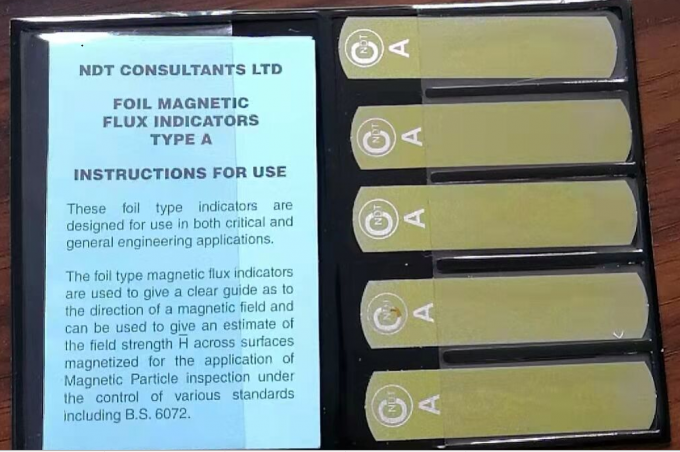 Tiras de Fluxo Magnético Laminadas NDT Tipo G Burmah-Castrol 5 Tiras para Acessórios de Detecção de Defeitos por Partículas Magnéticas 2