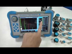 Detector de falhas ultrassônico com tela sensível ao toque e cartão SD, baixo ruído