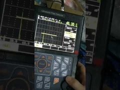 Detector de defeitos ultrassônico digital de alta resolução tipo portátil