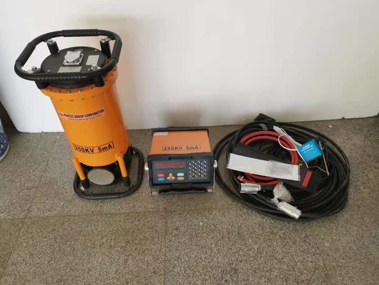 Detector de defeitos de tubo de raios X de cerâmica com bateria de lítio XXG-2505B com alcance de 250KV