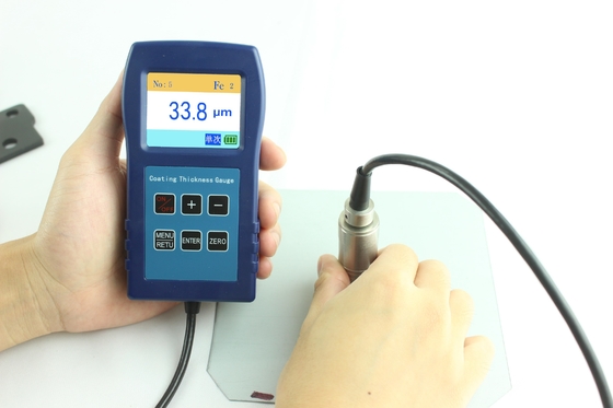 TG-6007 Medidor de Espessura de Revestimento de Superfície de Material Metálico Magnético à Prova de Fogo de 10mm de Grande Escala e Grande Alcance