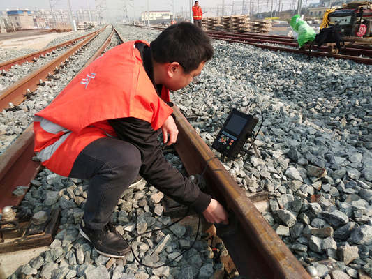 Detecção Ferroviária Com Ferrovia Soldadura Seam Scanner Tandem Proposed Digital Ultrasonic Detector de Falhas