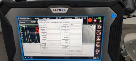 Robô de Medição de Espessura Ultrassônica Eletromagnética e Corrosão por Rastreamento Magnético TG-M70C para Detecção de Corrosão em Paredes de Placas