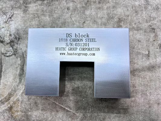 AWS D1.1/D1.1M-2015 Bloco de calibração DS para distância longitudinal e sensibilidade