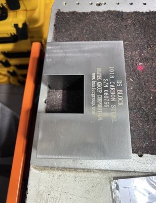 DS Bloco de calibração por ultra-som padrão AWS Especificação Exemplar de ensaio de calibração de sonda longitudinal
