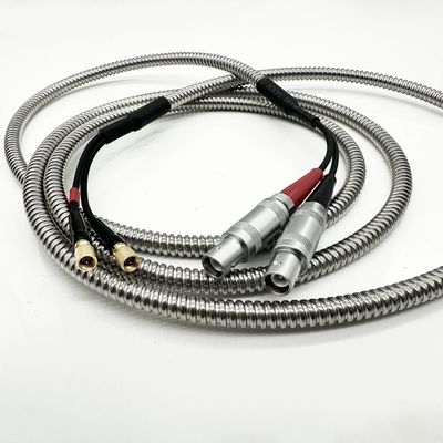 Lemo 01-Microdot Dual-Cable para Equipamento NDT de Alta Temperatura