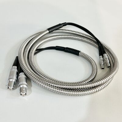 TR UT Cable Lemo 00-Lemo 01 de alta temperatura com cobertura de aço