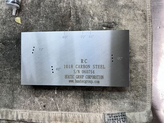 AWS Resolution RC Block Bloco de calibração - Serviço NDT