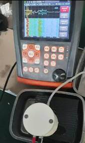 HFD-810 Testador Ultrassônico Portátil Amostragem 400MHz Exportação de Relatório PDF Bluetooth Detector de Inspeção de Camada Impermeável