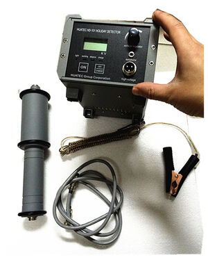 HD-101 Detector de Férias Portátil Alarme de Faísca NDT Pinhole Detector de Defeitos de Revestimento Fino para Teste de Camada Protetora de Betão Metal