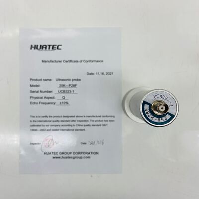 Transdutor de sonda NDT ultrasônica de alta sensibilidade para detecção de materiais não metálicos