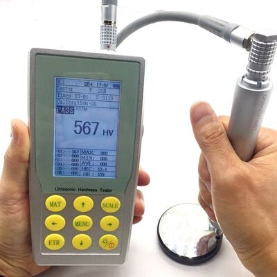 Teste de dureza ultrasônica UCI com sonda manual