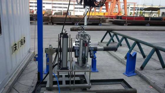 Equipamento móvel de detecção de fugas de fluxo magnético de ensaio não destrutivo de alta precisão para inspecção de tubos de perfuração