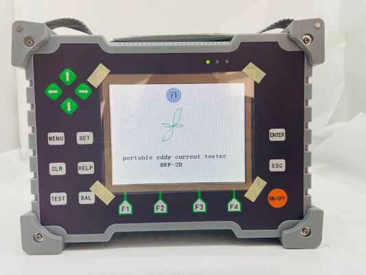Equipamento de teste multifuncional portátil de corrente parasita HEF-2D detector de defeitos de metal LCD de 5,7 polegadas para petroquímica aeroespacial