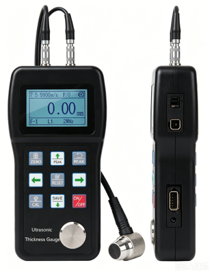TG-3200L Medidor de espessura de ultra-som digital portátil 0,75-600 mm através de medição de revestimento Medidor de prova de espessura de parede de tubos metálicos