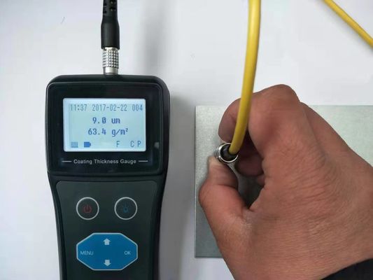 TG-6101 Medidor Portátil de Espessura de Revestimento com Sonda F/N 0-1500um Testador de Espessura de Filme de Tinta Metálica com Medição de Densidade e Peso
