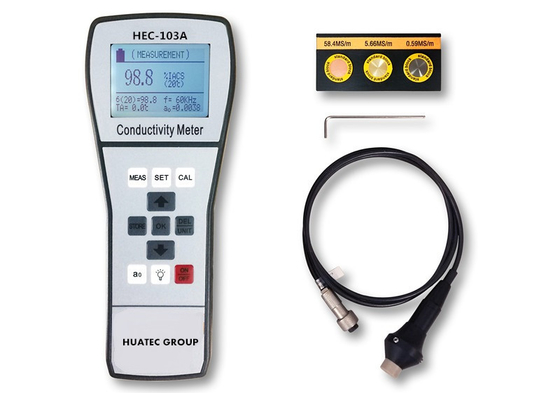 Medidor Hec-103a/103a1 da condutibilidade de Digitas do equipamento de teste destrutivo da onda de seno 60khz não -