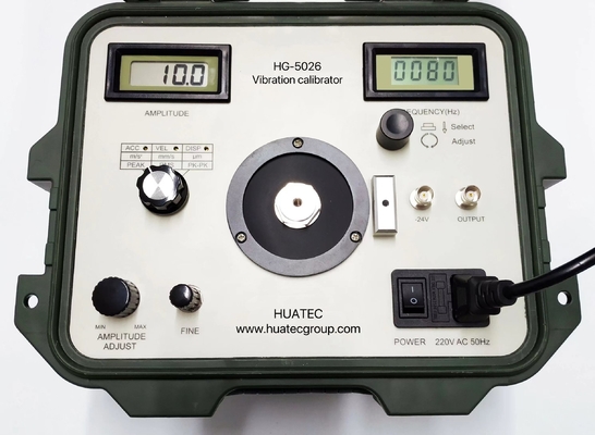 HG-5026 Acelerômetro de vibração Velocidade e transdutor de proximidade Calibrador Shaker