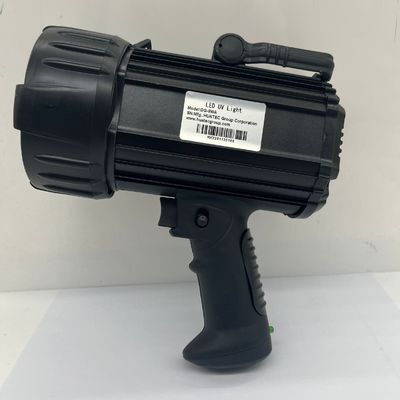 Lanterna UV LED portátil DG-9W com proteção contra baixa potência, luz UV e branca dupla, 5-6 horas de duração da bateria