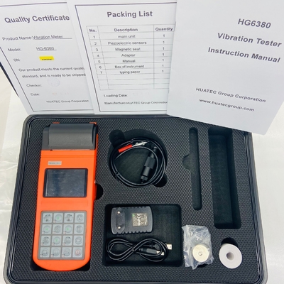Analisador portátil Handheld da vibração com função da análise de Fft