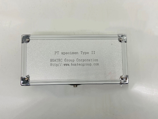 Placa de Teste PT Para Aço Norma Internacional ISO9934-2 EN ISO 3452-3 Bloco de Teste de Referência de Penetração Tipo II