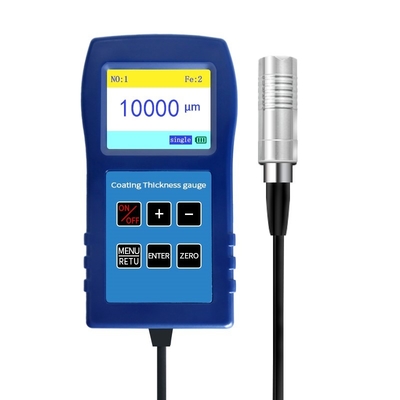 TG-6007 Medidor de Espessura de Revestimento de Superfície de Material Metálico Magnético à Prova de Fogo de 10mm de Grande Escala e Grande Alcance