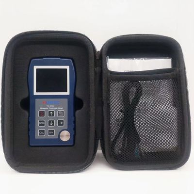 TG4150 Alta precisão através do revestimento Medidor de espessura da parede ultra-sônica 0,55-500 mm Faixa 7 Material pré-configurado Velocidade do som Medidor de inspeção do recipiente do tubo