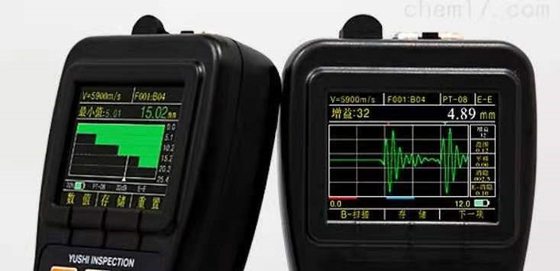 TG-5100D em tempo real A scan e B scan através de revestimento ultra-sônico de espessura gauge