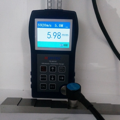 HUATEC TG-8812N Avançado Novo Tipo Ultrassônico medidor de espessura
