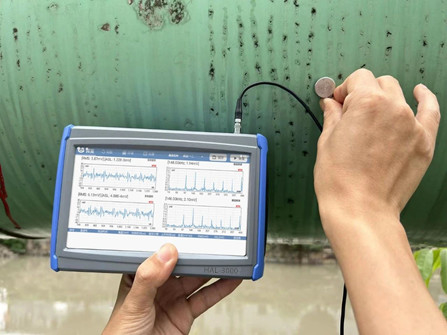 Detector de vazamento da válvula de emissão acústica HAL-3000