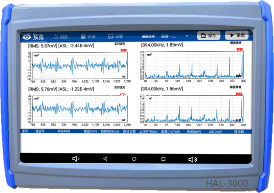 Detector de vazamento da válvula de emissão acústica HAL-3000