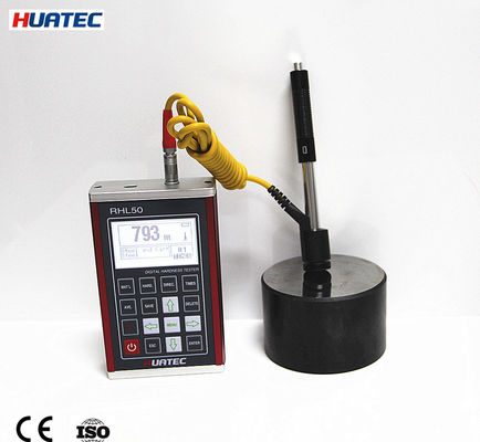 RHL50 Tester de dureza LCD Leeb Medidor de dureza digital recarregável para peça de metal