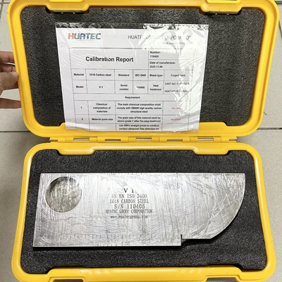 IIW V-1 CS SS AL Material UT Blocos de calibração NDT Instrumento