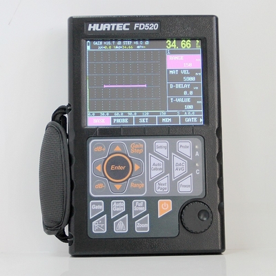Detectores de falhas por ultra-som portáteis HUATEC 0-10000mm para detecção de rachaduras por ultra-som NDT