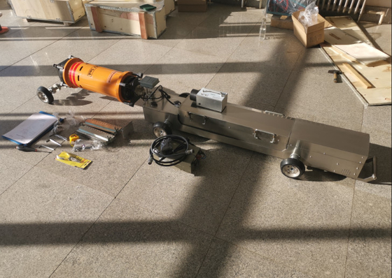 HUATEC X Ray Pipe Crawler Machine Diâmetro do tubo Distância de detecção Dia 400-1100mm