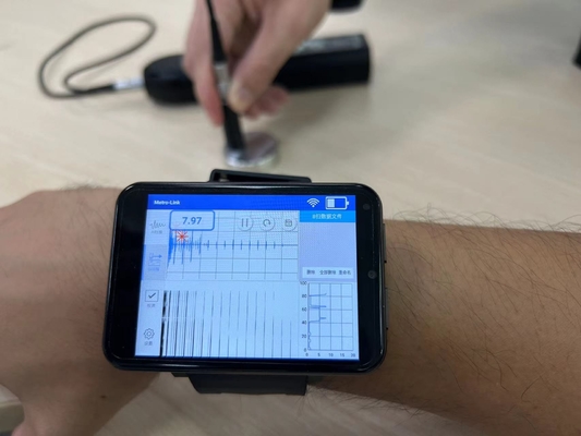 TG-14+Tablet Computer sem contacto A Scan B Scan Electromagnetic Ultrasonic Thickness Gauge