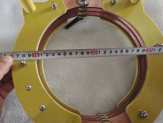 Detector de falhas de bobina magnética de 300 mm tipo aberto-fechado