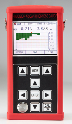 TG-6200 Display numérico portátil A/B, escaneamento não metálico, medidor de espessura de revestimento por ultra-som