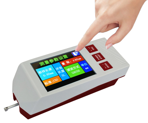 22 Parâmetros TFT touch screen Tester de rugosidade portátil com gráfico