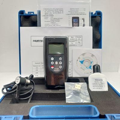 Medidor de espessura de parede ultrassônico digital portátil, testador de espessura de corrosão de parede para caldeira, tanque de armazenamento de óleo