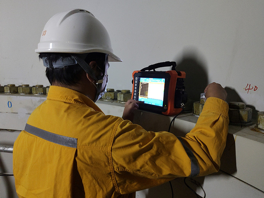 Detector de falhas de matriz em fases HPA-620 32 128PR com 800% de altura do ecrã A-scan