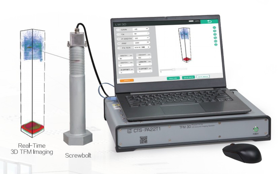 HPA-22T1 Fase Array TFM Real Time 3D Sistema de Imagem Ultrasônica
