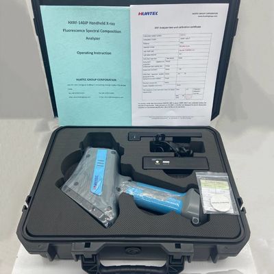 Espectrômetro de fluorescência de raios-X HXRF-140JP Leitura direta e Modo de detecção de elementos PMI Faixa de Ti com alça do analisador XRF