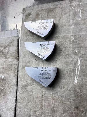 Bloco de calibração NDT IIW V2 Peso bruto 1 kg