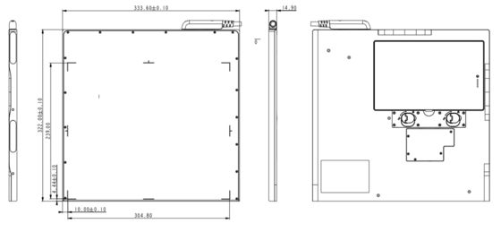 H3024WCH-HG IP54 Inspeção sem fio de tubulações DR Detector de painel plano