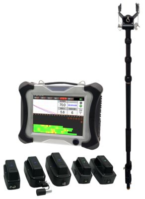 Testador de Espessura de Parede de Tubo Metálico por Corrente de Foucault Pulsada HEF-17 com Tela LCD
